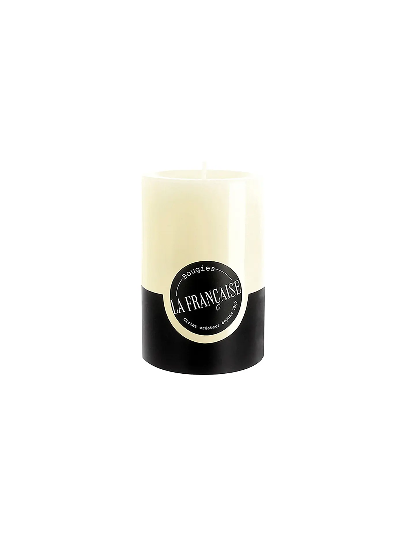 BOUGIES LA FRANCAISE | Stumpenkerze COLORAMA 10x7cm blanc | creme